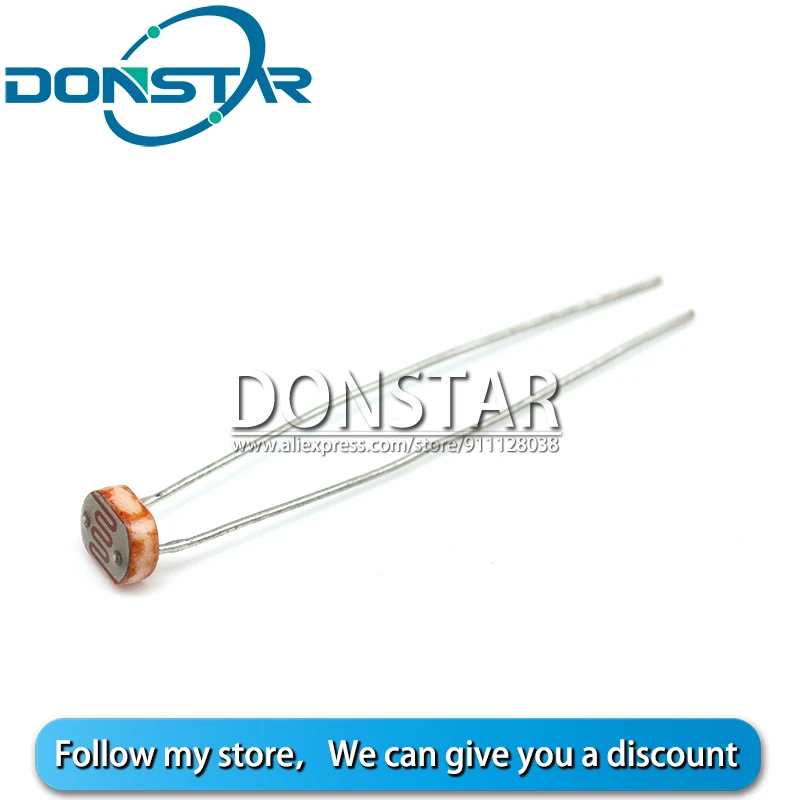 Светочувствительный резистор LDR GL5506 GL5516 GL5528 GL5537 GL5539 GL5547 GL5549 фоторезистор 5506 5516 5528