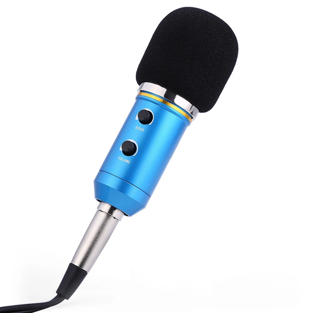 USB микрофон GEVO для компьютера проводной конденсаторный 3 5 мм записи вокала YouTube