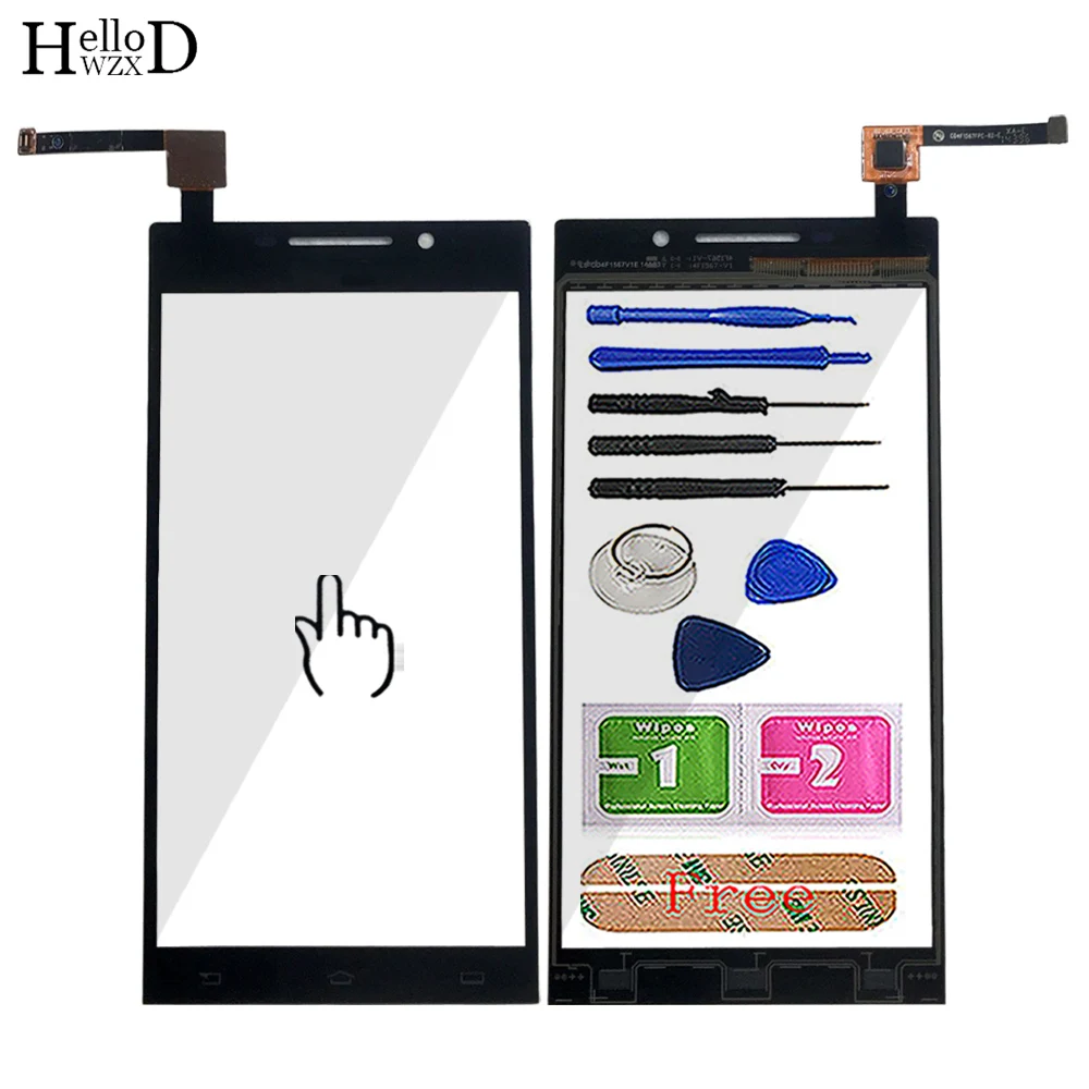 

5.5'' Touch Screen For Philips i999 Touch Screen Digitizer Panel Front Glass TouchScreen Sensor Mobile Tools 3M Glue Wipes