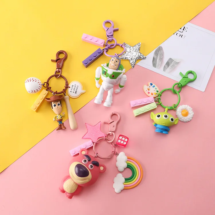 Брелок для ключей с героями мультфильмов История игрушек 4 Вуди Базз Лайтер чужой