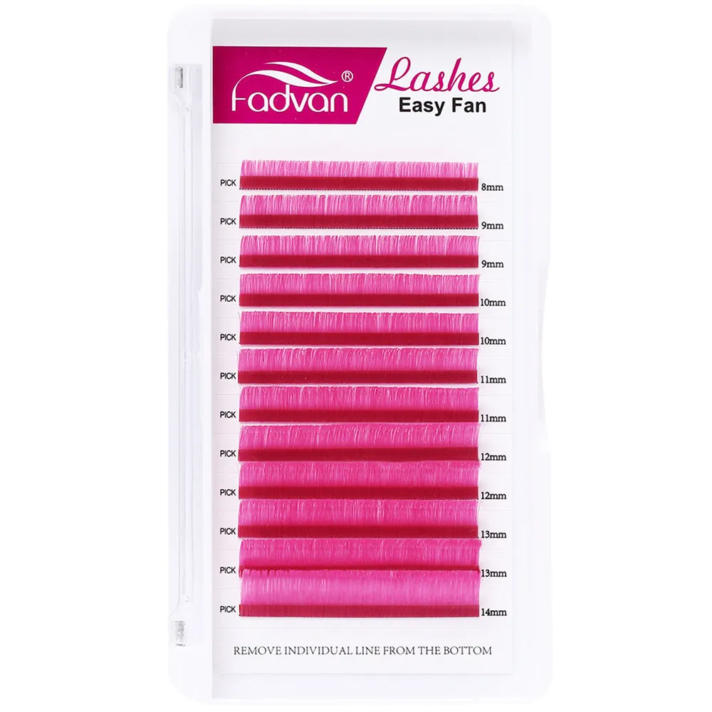 Description Picture 5 of itemPink Easy Fanning False Eyelash Extension for Lash Building Auto-blooming DIY 2D/3D/4D/6D... Voluming Lash Extension Supplies