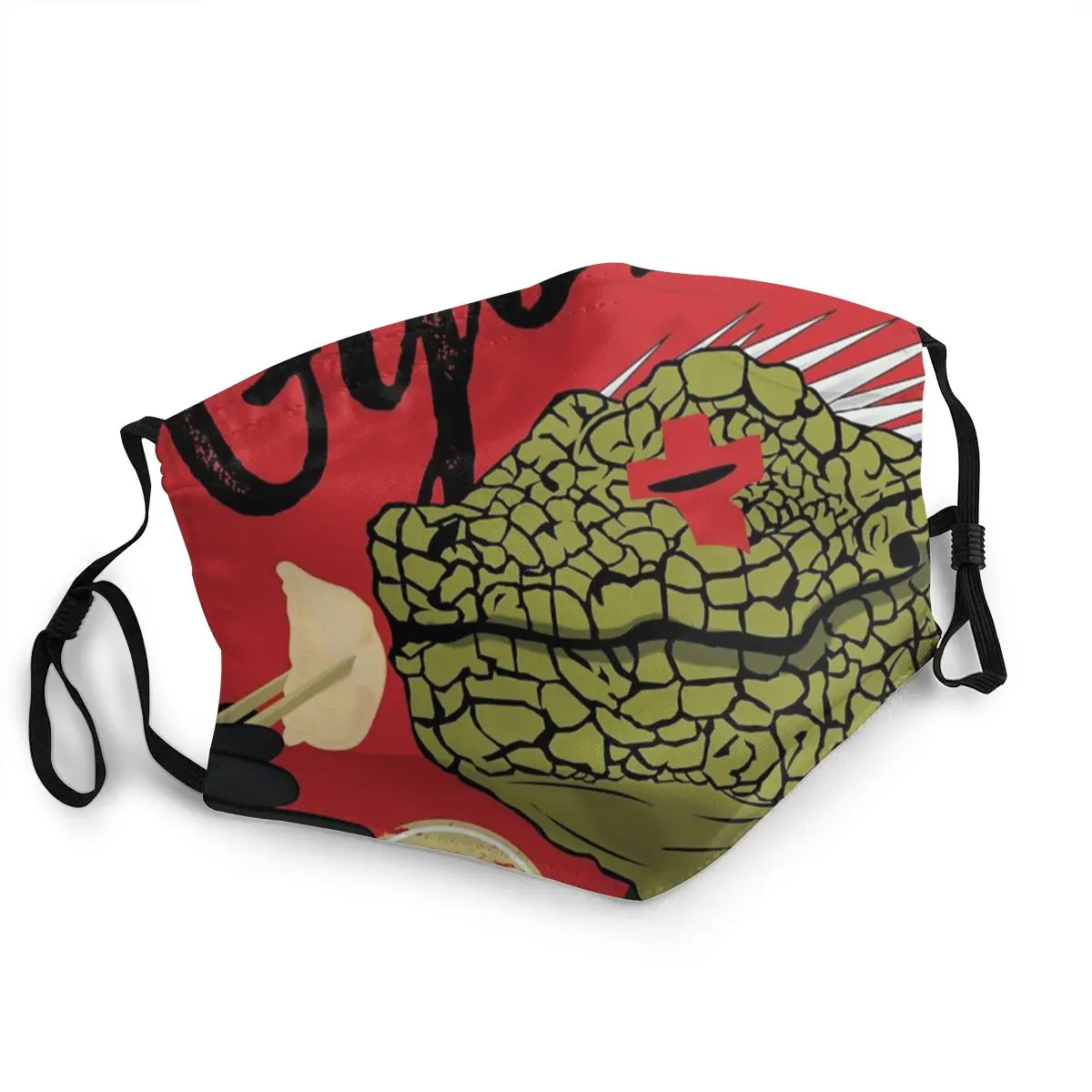 

Многоразовая маска для лица Dorohedoro с аниме Кайман ест гиоза, Пылезащитная маска против смога манги, Готическая маска с защитой от пыли, респи...