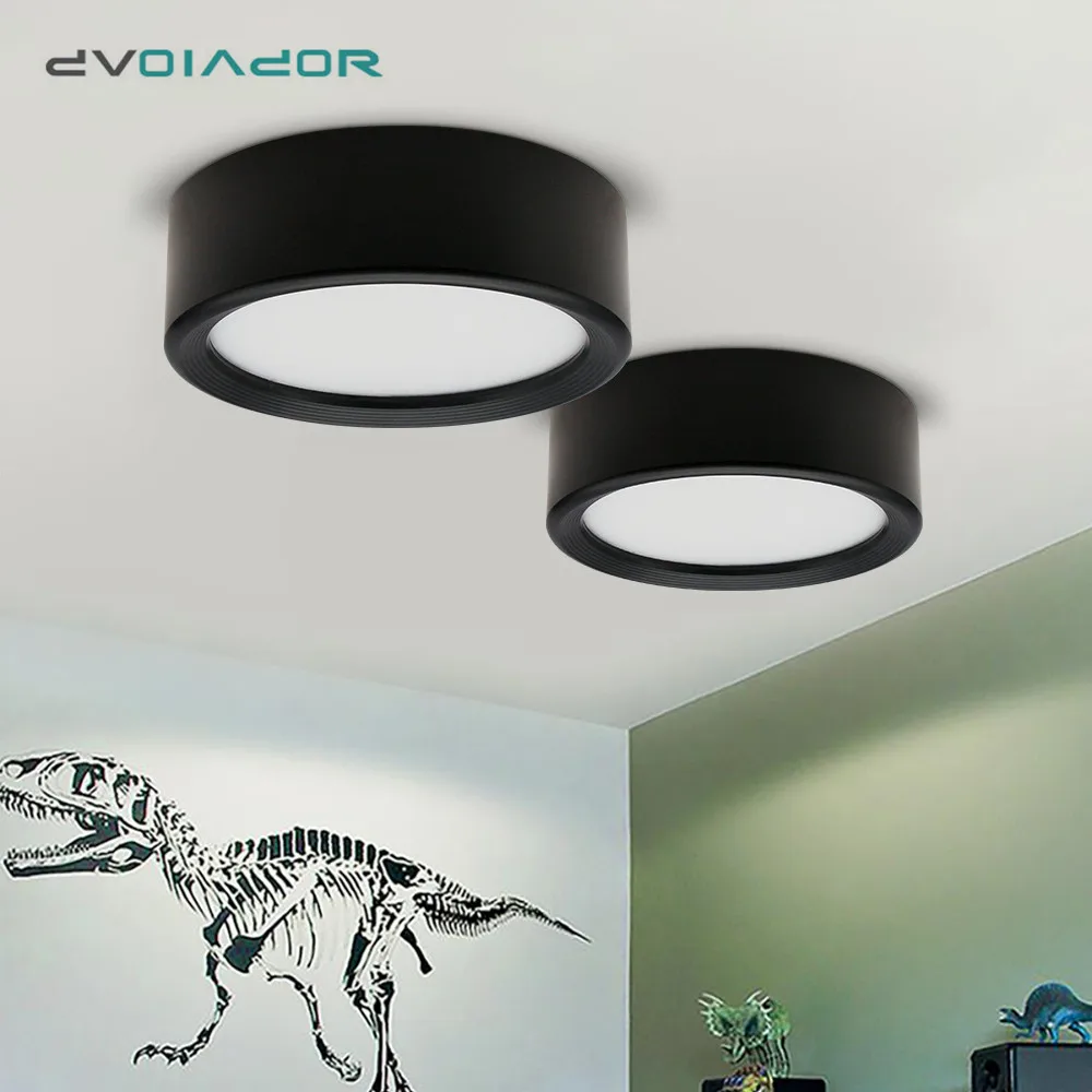 Светодиодный потолочный светильник поверхностного монтажа ультра тонкий вниз s