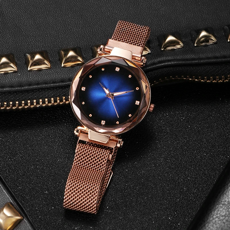 

Top Brand Latest Fashion Ladies Mesh Strap Watches Wild Ladies Creative Fashion Watches Gifts Ladies Dress Watches montre femme