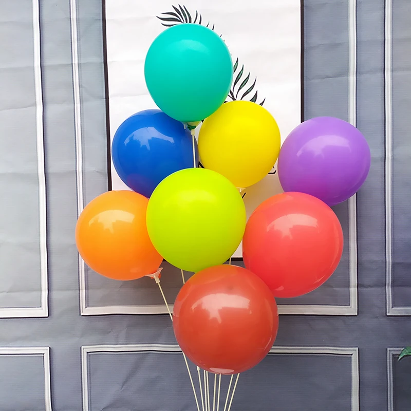 

5/10/12inch party decoration balloons giant inflatable helium globos happy birthday wedding decor baby shower latex ballon