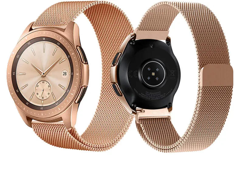 Ремешок 20 мм/22 мм для Huami Amazfit GTS/Bip lite/GTR 42 мм/pace/GTR 47 мм/stratos band milanese loop bracelet smart watch band