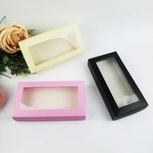 10 шт. DIY Винтаж Цвет крафт Бумага Подарочная коробка торта