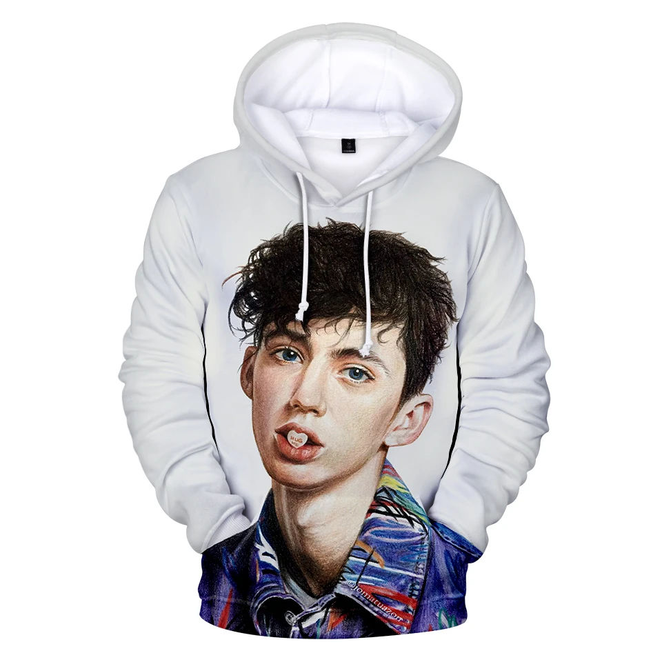 

2021 New 3D Men women Casual Pullover Print Troye Sivan 3D Hoodies Sweatshirt Plus Size Harajuku Mens Hoodie Troye Sivan Hoodies