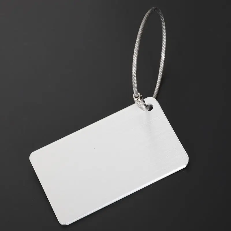 Новая алюминиевая багажная бирка для чемодана идентификационный адрес этикетки
