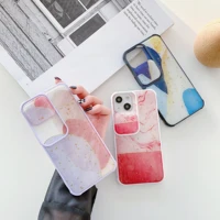 case for iphone 13 11 12 pro max x xs xr 7 8 plus se 2020 shell fashion epoxy slide camera lens protection shockproof back cover
