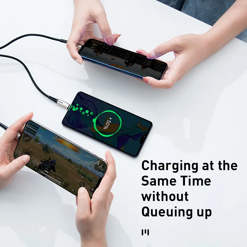 Baseus USB кабель 3 в 1 usb type C кабель для samsung S10 iPhone XR XS Max 11 USB зарядное устройство светодиодный кабель Micro USB зарядное устройство Шнур