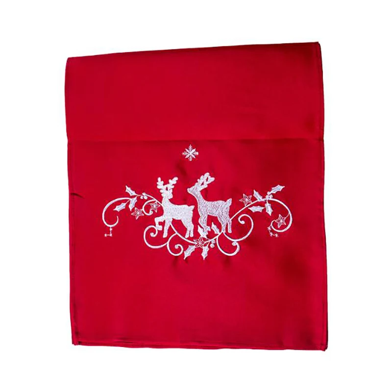 

2020 Red Christmas Table Runner Merry Christmas Decoration For Home Table Christmas Decor Happy New Year
