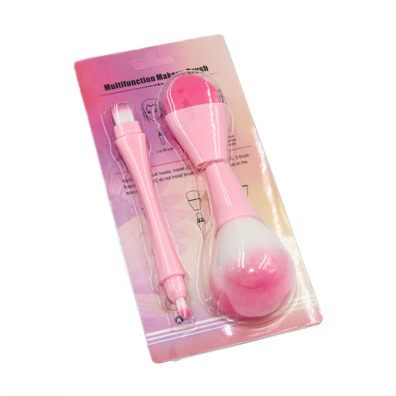4 in 1 Foundation Makeup Brushes Makeup Tool Eyebrow Eyeliner Powder Concealer Makeup Cosmetics Tools