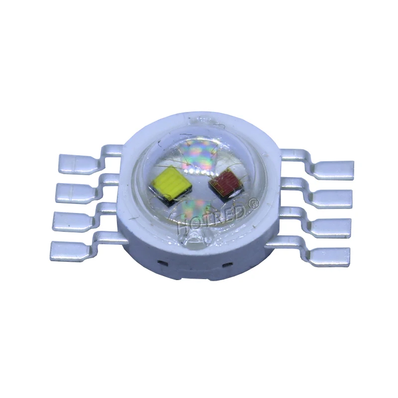 Светодиодный диодный чип высокой мощности 10 100 шт. 45 мил RGBW 8 контактов 4 12 Вт