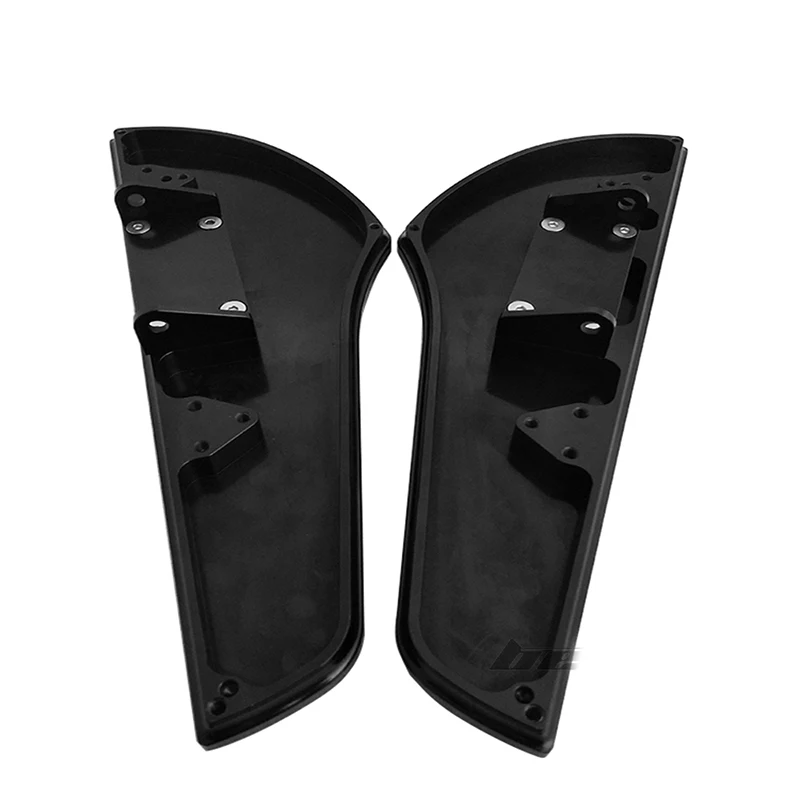 Подножки для мотоцикла запчасти подножки Алюминиевые черные и хромированные