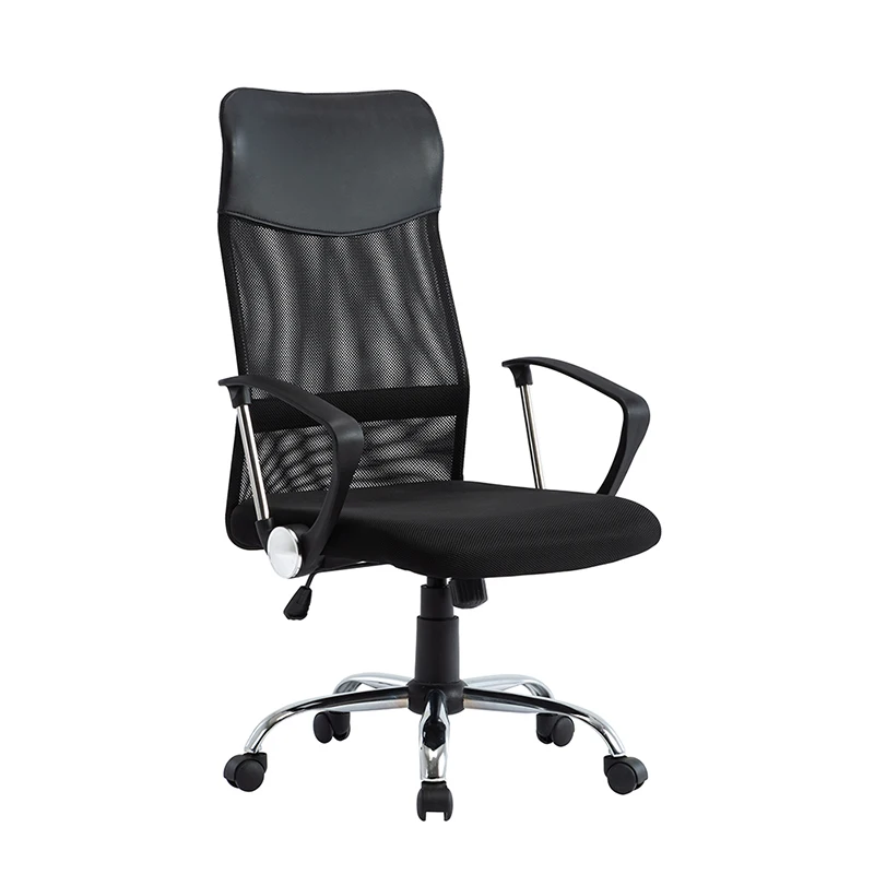 

Office Chair High Back Mesh Chair Height Adjustable Armchair with Swivel and Lumbar Support Ergonomic