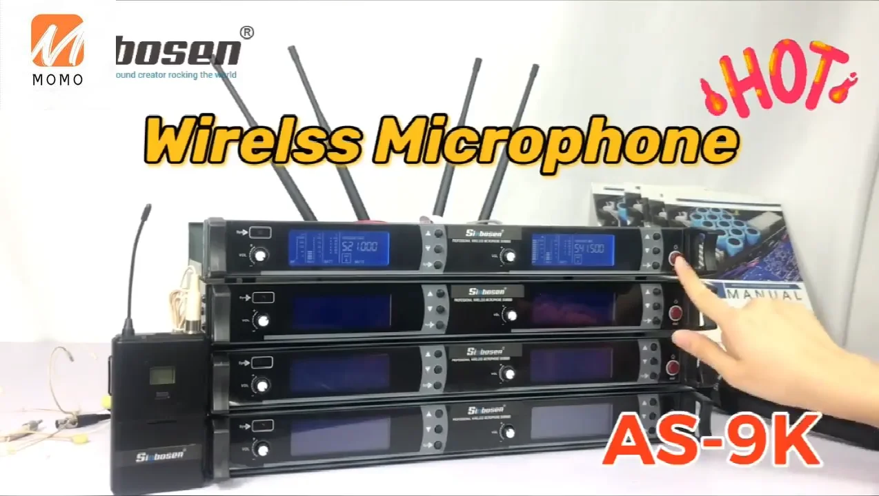 저렴한 광저우 전문 무선 보컬 마이크 세트 2 UHF 동적 핸드 헬드 무선 마이크