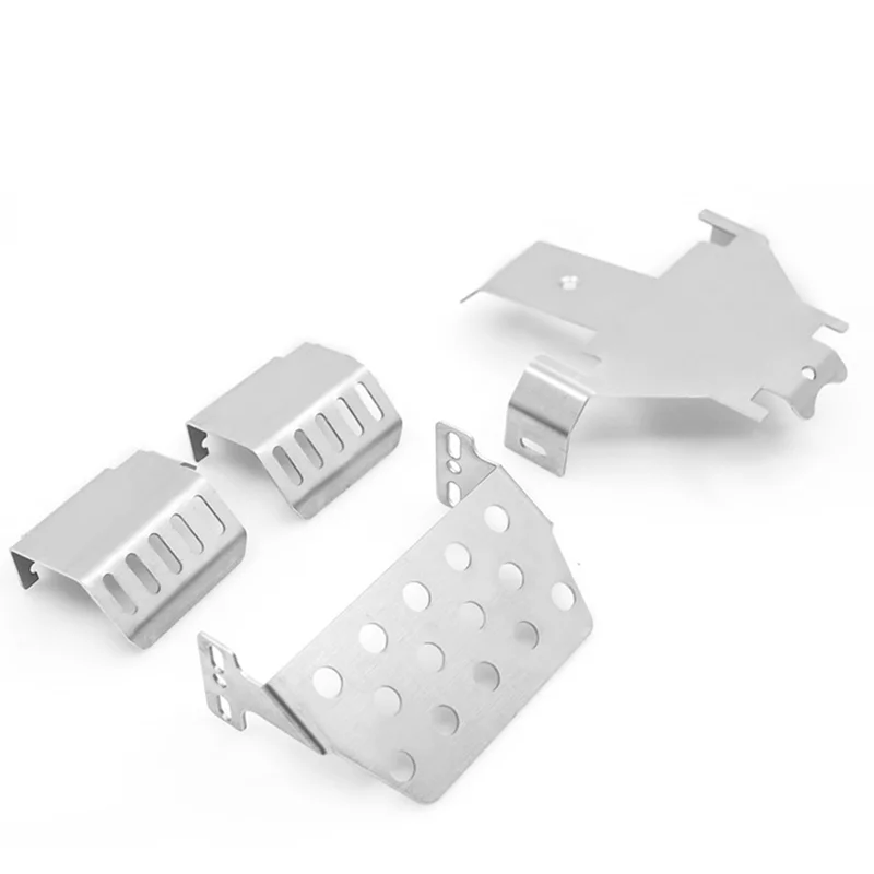 TRX4 2 0 из нержавеющей стали передний бампер нижний + ось крепление коробки передач