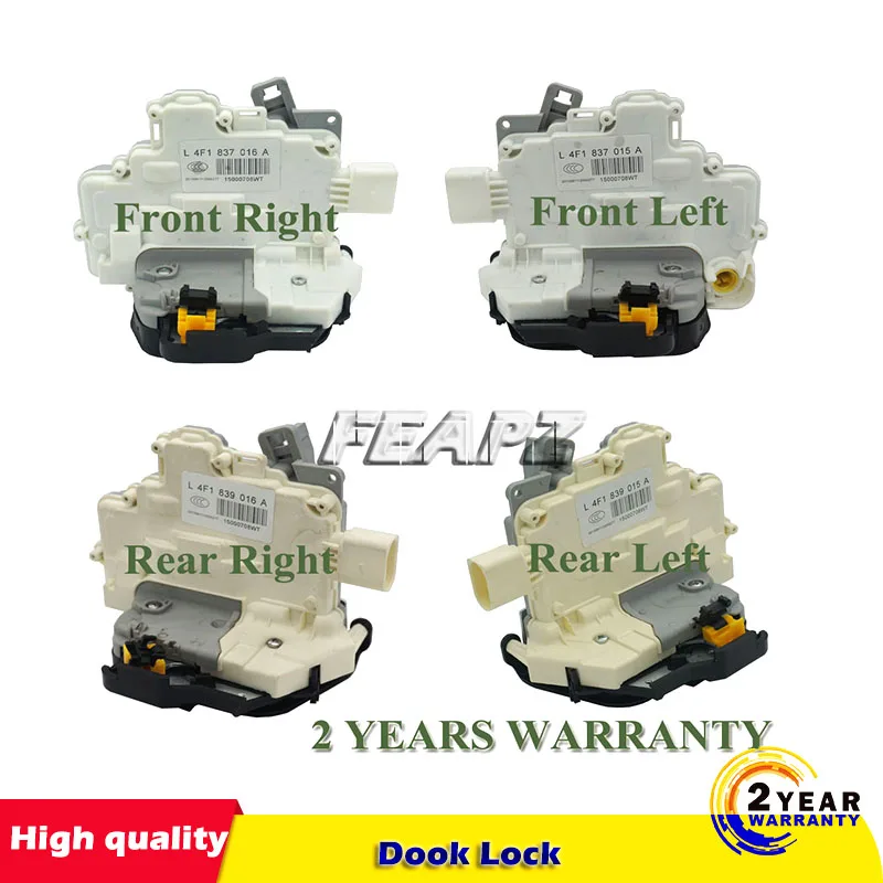 Комплект дверных замка актуатора для Audi A3/S3 A4 A6/S6 A8/S8 RS3 RS6 SEAT EXEO 4F0839016 4F0839015 4F1837016
