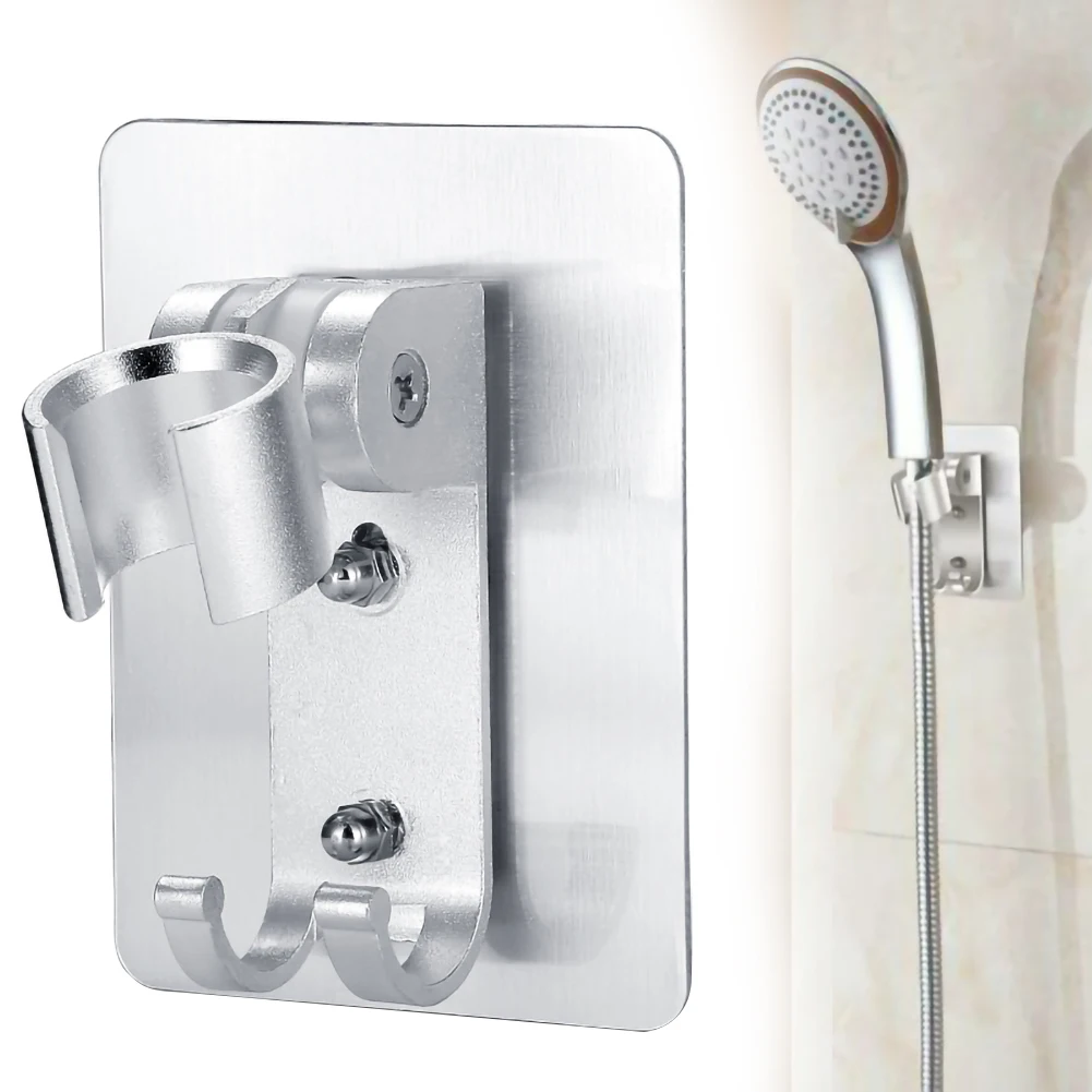 

Adjustable Bath Shower Head Holder Aluminum Stand Bracket Movable Bracket Powerful Suction Shower Holder For Bath Accessories