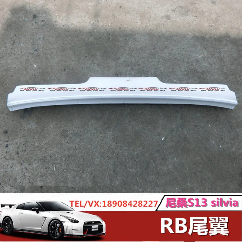 Подходит для 89-94 Nissan S13 Silvia Ps13 Rocket Bunny ствол из стекловолокна Малый нажимной хвост |