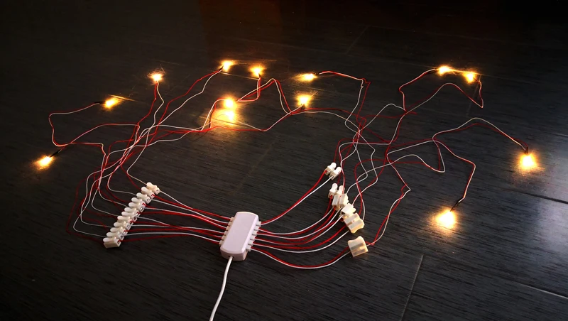 Масштабная модель освещения Соединительный порт совместное использование