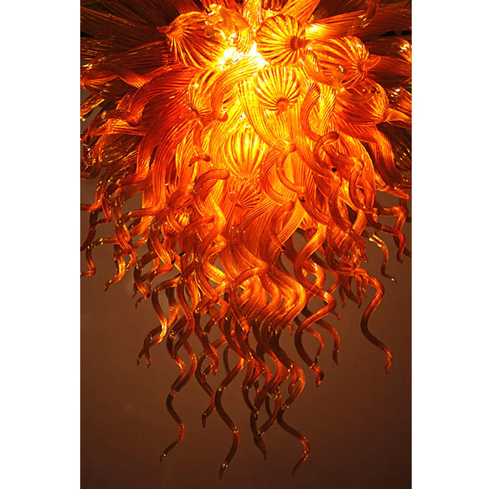 Люстра из дутого стекла верхнее потолочное украшение для столовой скандинавские