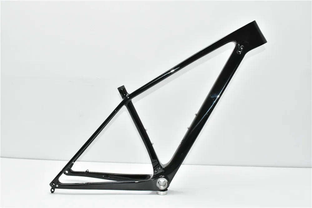 glossy black M05 новейшая карбоновая mtb рама 29er 27,5 ER 15 17 19 BSA BB30 коническая рама для горного велосипеда 2 года - Цвет: glossy black