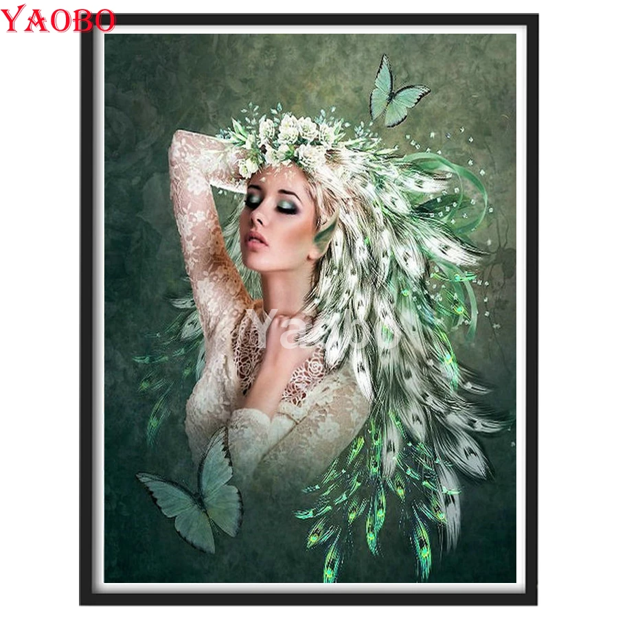 

Набор для алмазной живописи «бабочка» 5D «сделай сам», мультяшный эльф, полноразмерная и круглая вышивка, мозаика, вышивка крестиком, рисование, домашний декор