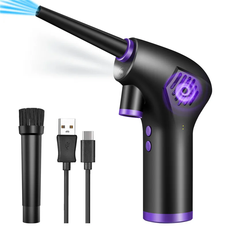 

45000 RPM Cordless Air Duster Compressed Air Blower Cleaning Tool For Computer Laptop Keyboard Electronics Cleaning For Camera