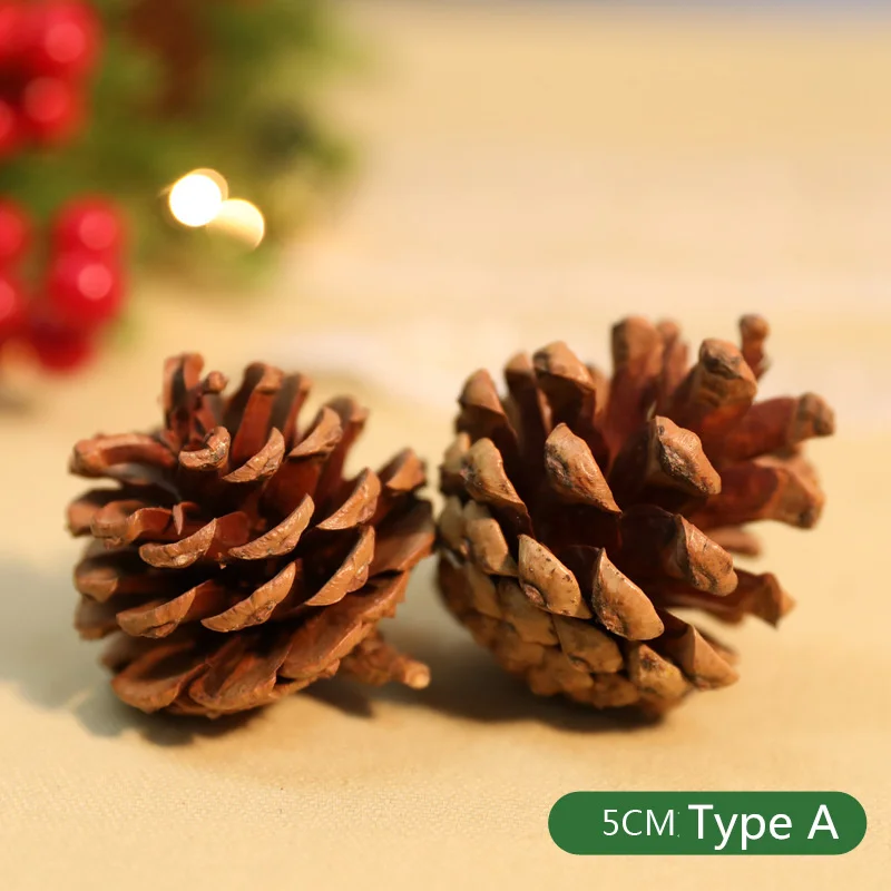 2 шт./упак. Рождественская елка украшения изготовленные из натурального кедровые