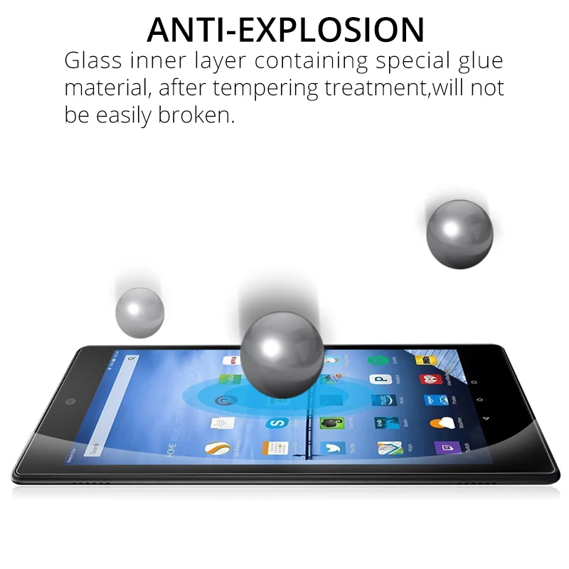 Закаленное стекло для защиты экрана планшета Amazon Kindle Fire HD 10 8 2020 2019 2017 HD10 1 HD8