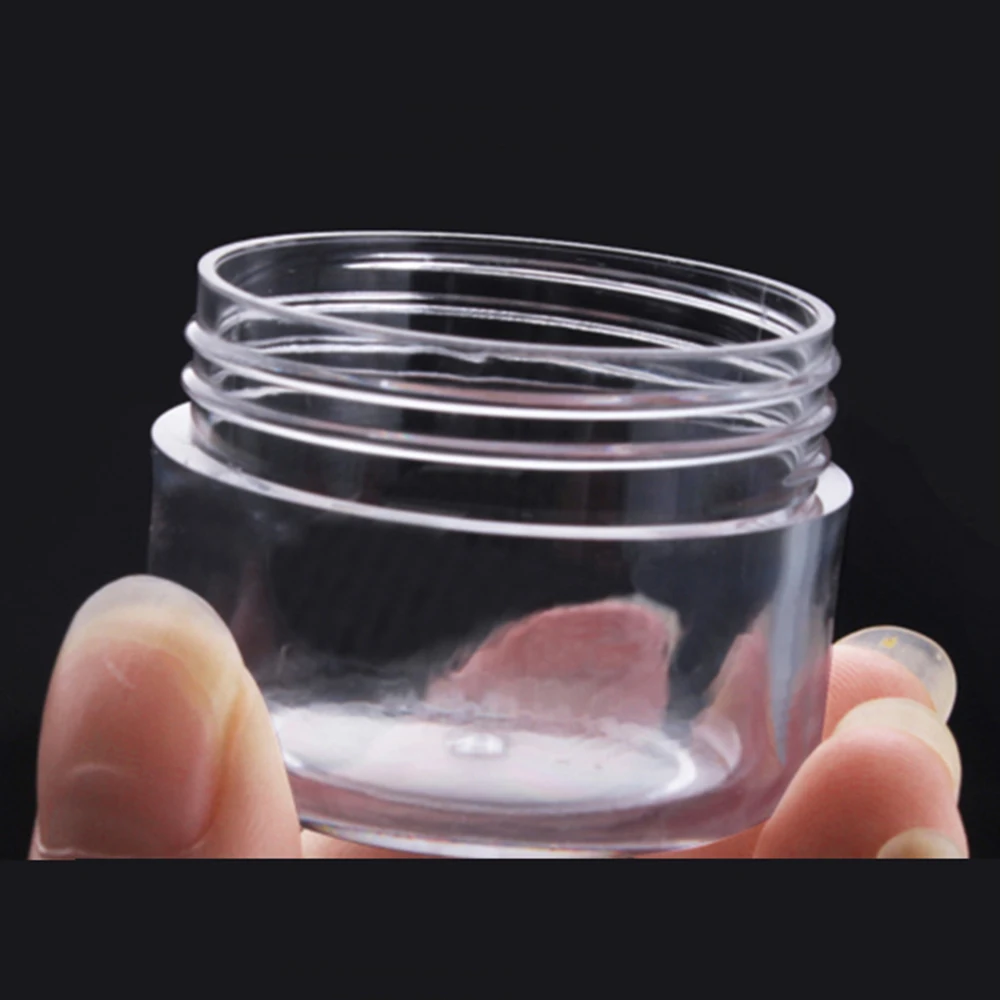20 штук пустые баночки для крема косметические контейнеры Пластик прозрачные
