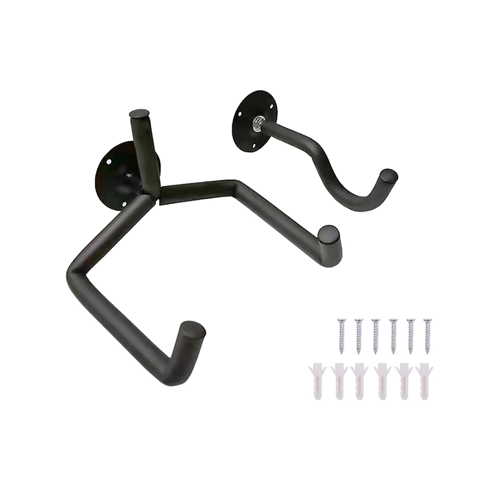 

Split Style Guitar Hanger Ukulele Horizontal Rack With Screws Wall Mount Electric Acoustic Durable Bass Display Bracket Storage