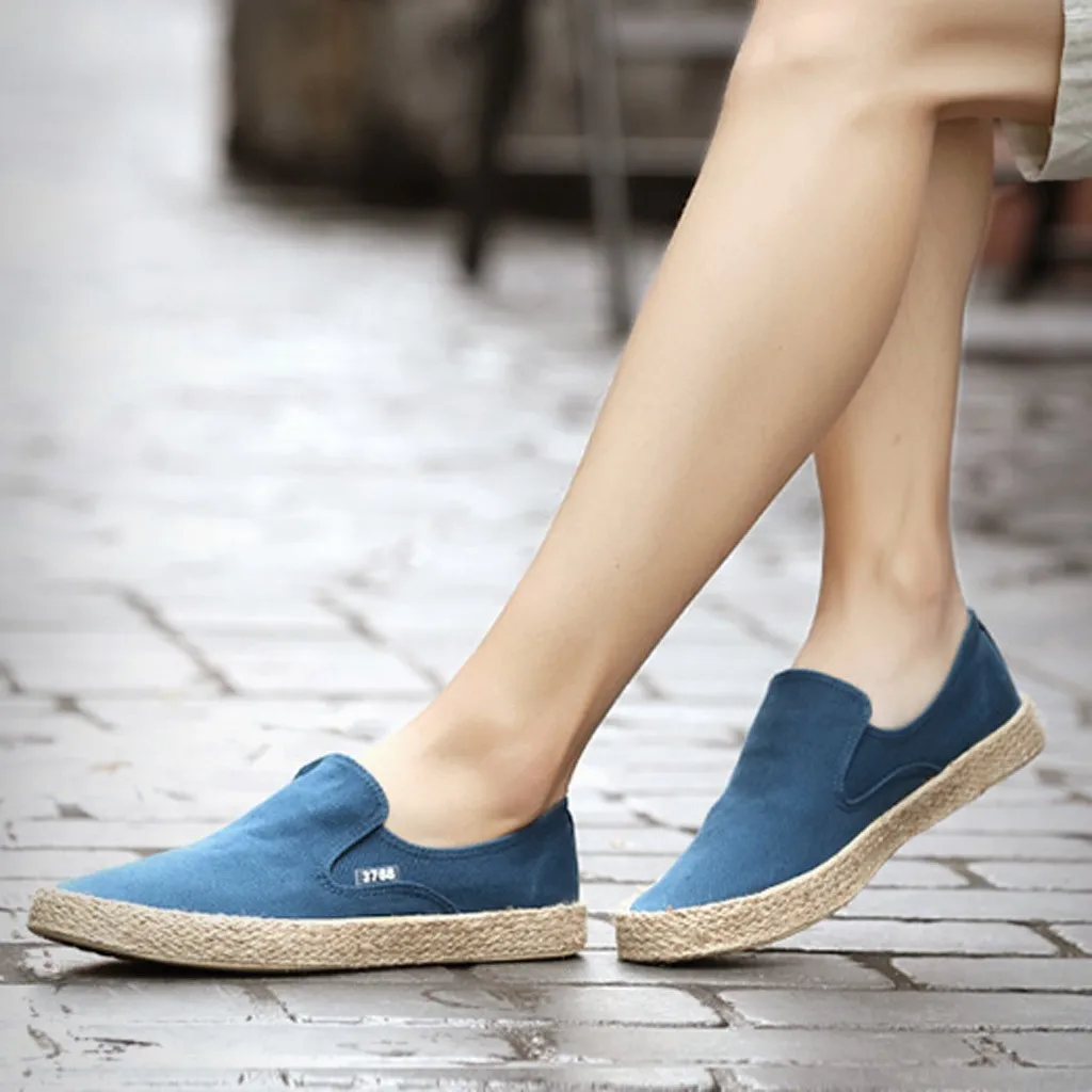 Мужская льняная Тканевая обувь с одной подошвой мужские легкие дышащие