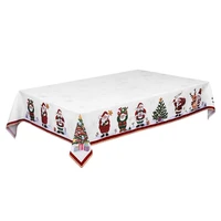 christmas tablecloth decorative table runner long table cover for xmas party holiday christmas decoration navidad84 x 60in