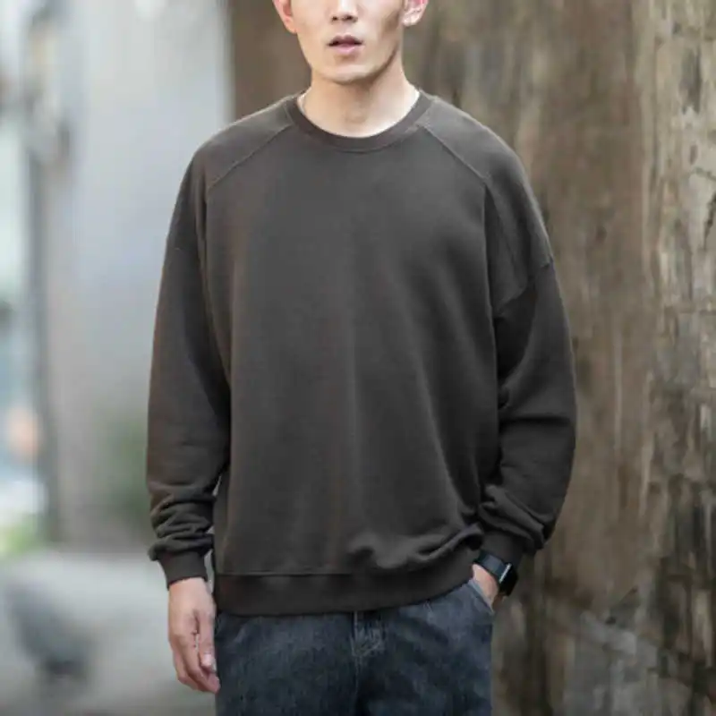 

Autumn Winter 2021 New Hoodies Men Womens Casual Cotton Minimalist Sweatshirt O-Neck Embroidery Plus Size Basic Pullover