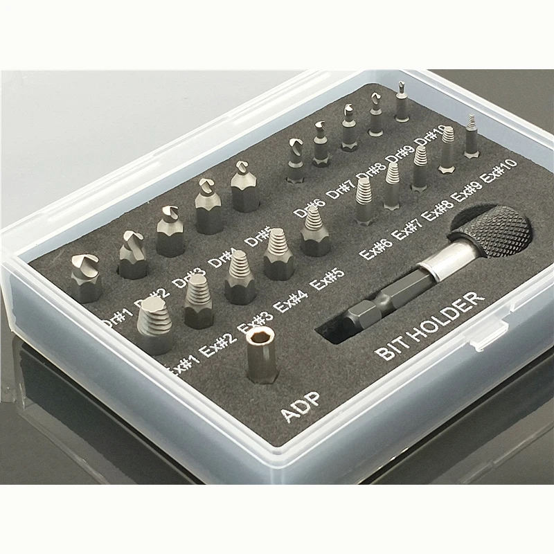 Набор инструментов для извлечения отверток комплект из 22 предметов удаления