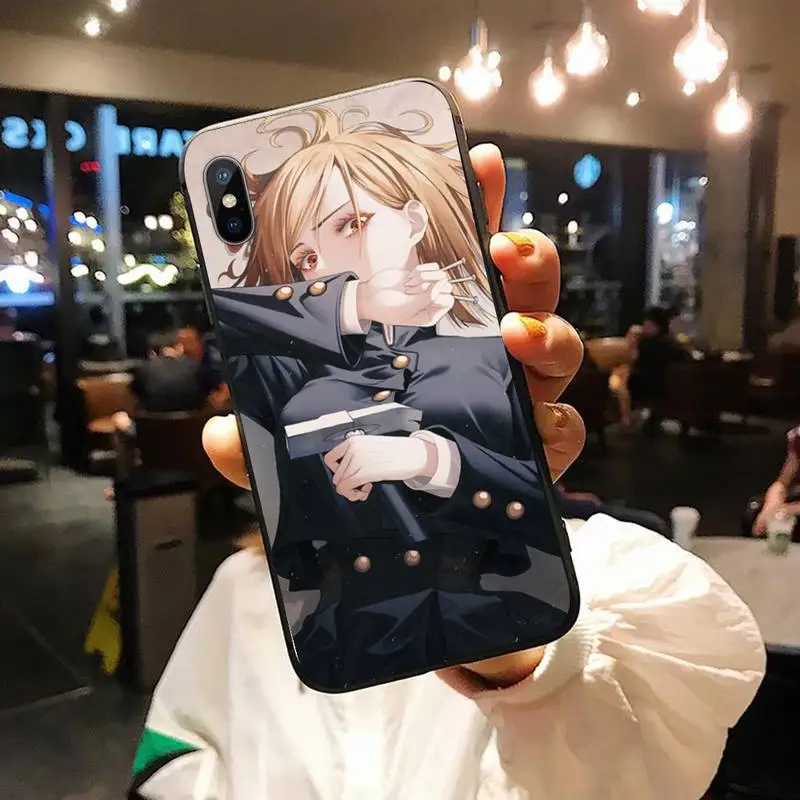 

Jujutsu Kaisen Kugisaki Nobara Phone Case for iPhone 11 12 pro XS MAX 8 7 6 6S Plus X 5S SE 2020 XR