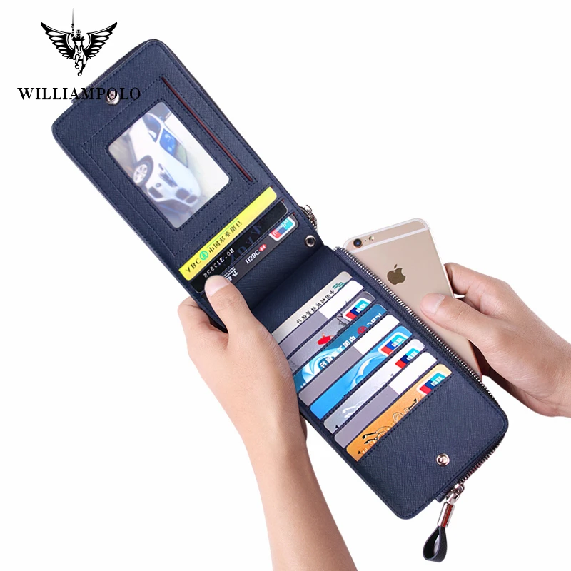 Williampolo новый высококачественный мужской кошелек из натуральной кожи модный