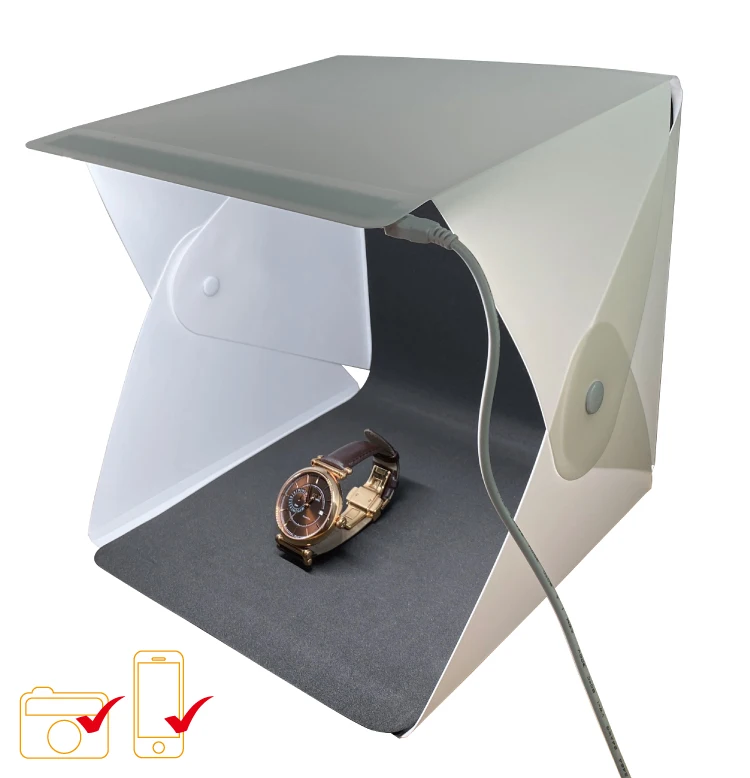 Два цвета двойной светодиодный складной портативный фото видео бокс освещение