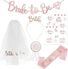 Свадебные Украшения розовое золото буквы 