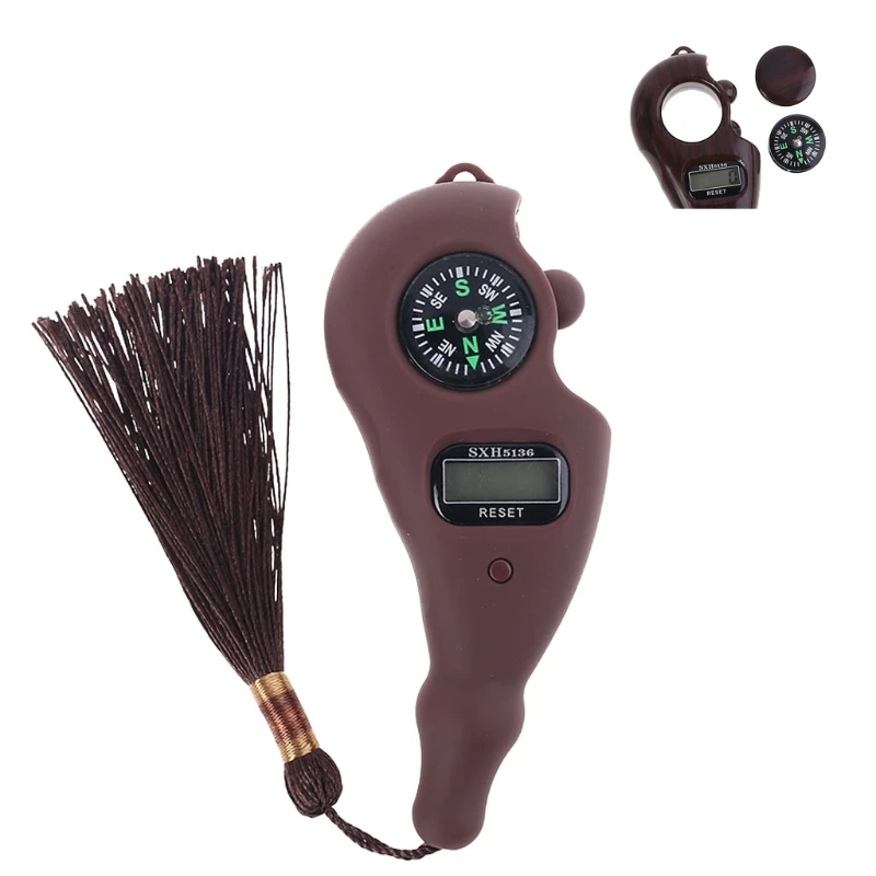 

Manual counter bead counter with compass Portable Handheld Tassel Digital Beads Counter Finger Game Toy Manual Reset Tool P0RE