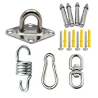 Крепление для гамака из нержавеющей стали, подвесные потолочные крючки, трапециевидные качели, гимнастические вешалки для гамака, йоги, подвесное кресло