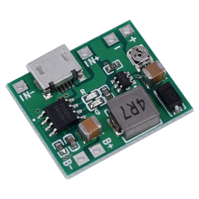 

mini DC-DC 18650 single cell lithium battery 3.7V adjustable boost 5V9V12V24V battery charging MCU Power supply voltage