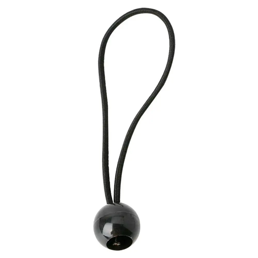 10 шт. черный шарик банджи шнур тяжелый навес палатка брезентовый галстук ремешок