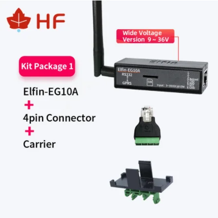 Elfin EG10A 9 ~ 36V серийный Порты и разъёмы устройство подключается к сети Modbus тук IP