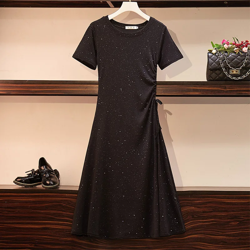 

Short-sleeved Pull-rope Style Of The New Summer Dress In 2019