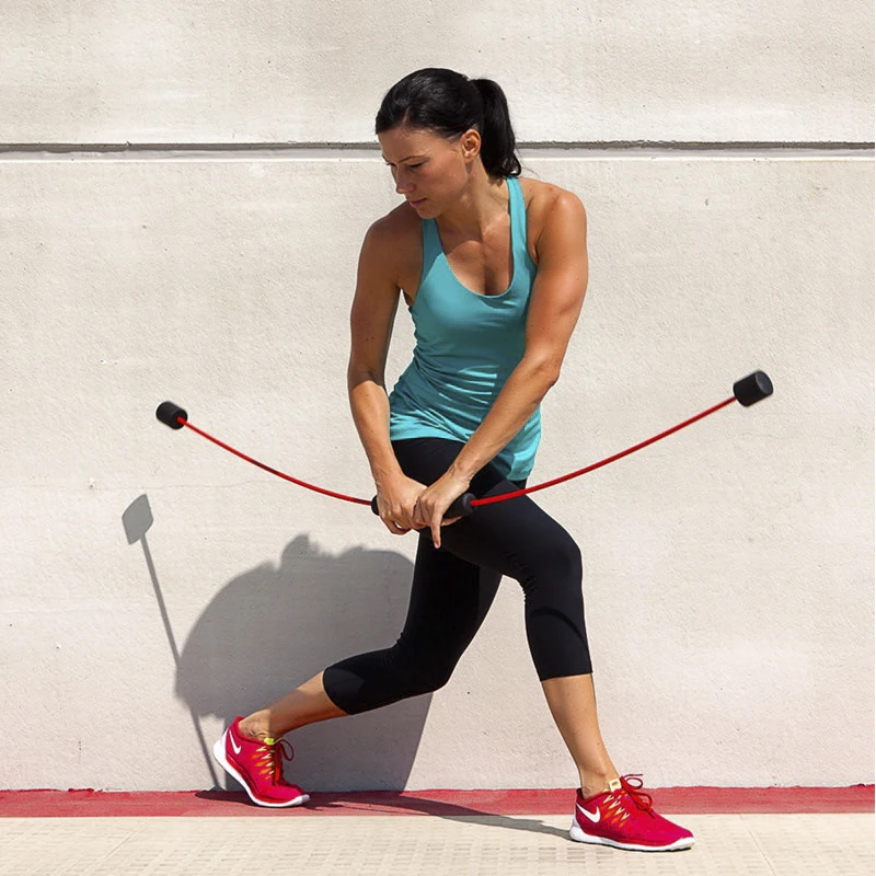 

Detachable Elastic Rod Fitness Stick Lose Weight Muscle Training Resistance Phyllis Tremor Rod Yoga Gym Workout Equipment