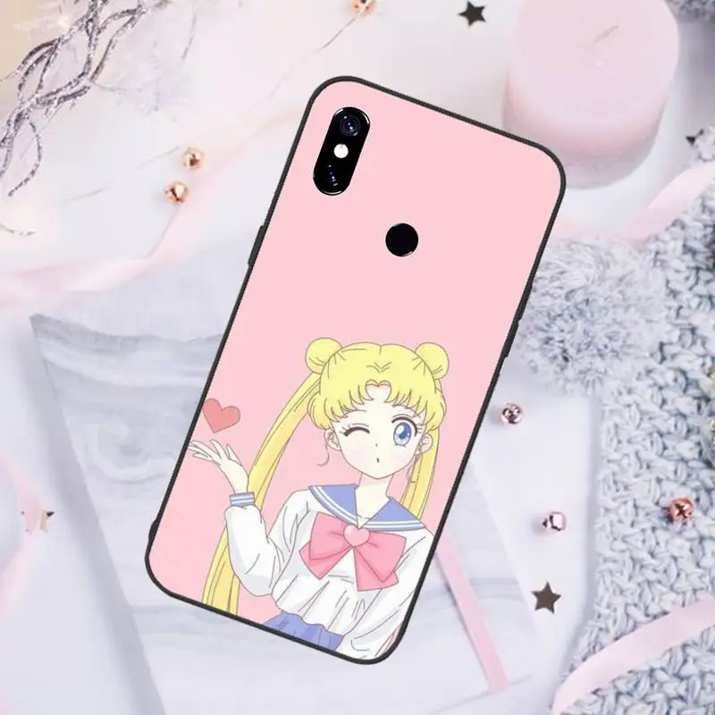 

Anime Sailor Moon Phone Case For Xiaomi Redmi 7 8 9t a3Pro 9se k20 mi8 max3 lite 9 note 9s 10 pro